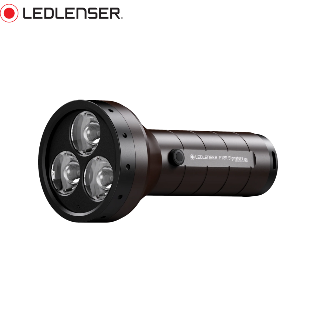 Led Lenser P18r Signature Rechargeable Torch Compleat Angler And Camping World Rockingham