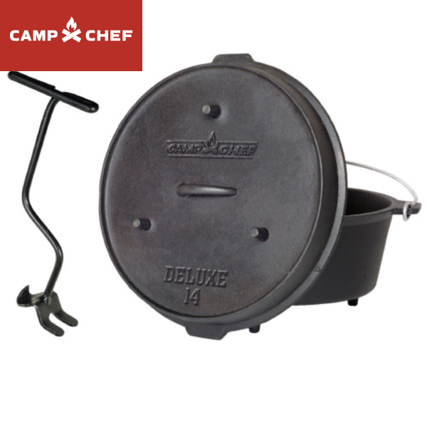 CAMP CHEF 14in CAST IRON DELUXE DUTCH OVEN Thumbnail