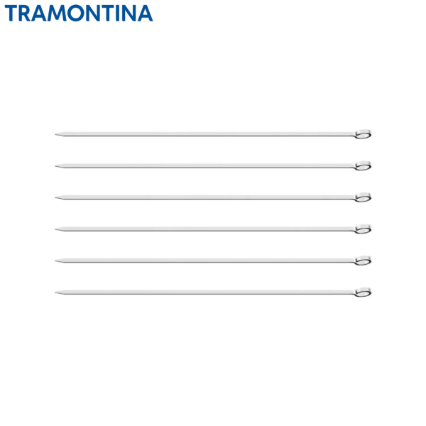 TRAMONTINA 6PC S/STEEL SKEWERS SET 30CM Thumbnail
