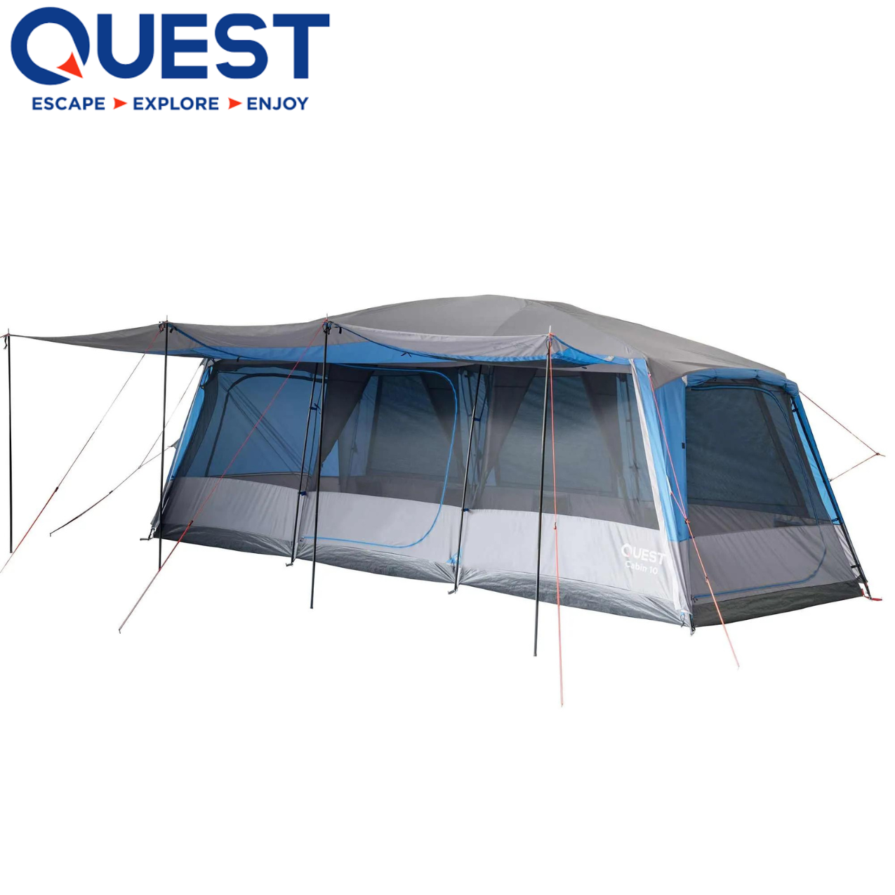 QUEST CABIN 10 TENT  Compleat Angler & Camping World Rockingham